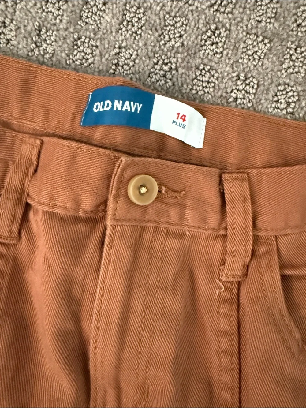 Old Navy Girls Cargo Pants in Rust